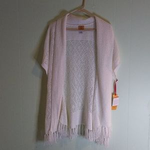 Ruby Rd. Boho White Coverup 2X